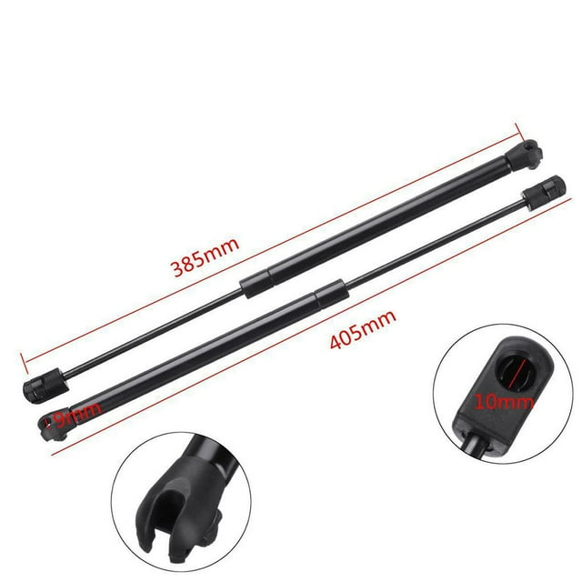 1 Pair Carbon Steel Replacement for 2005-2013 Nissan Pathfinder R51 Rear Tailgate Window Glass Gas Struts