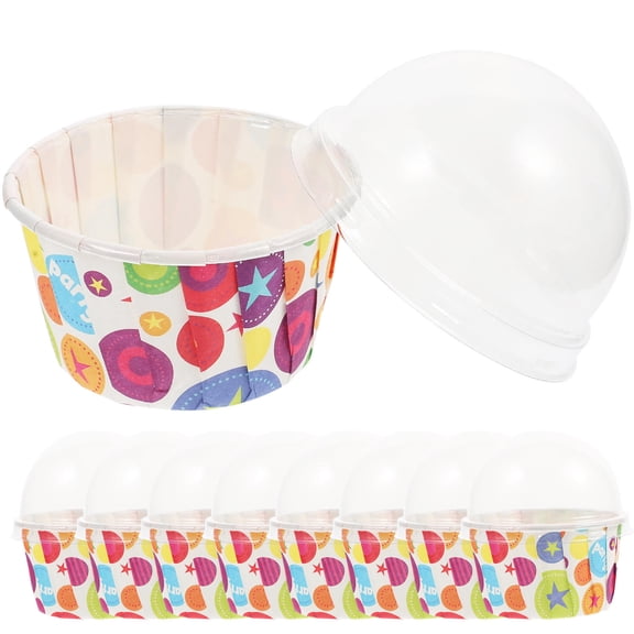 ORDDIART Multi-Color Cake Cupcake Paper Muffin Liners for Birthday Party, 100 Pieces, 2.8 x 2.7 x 2.7 Inches