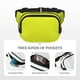 thumbnail image 5 of Balery Yellow Mochila Cinturón para Mujeres y Hombres, Bolsa de Cintura Impermeable de Doble Capa con Correa, 5 of 9