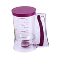 thumbnail image 1 of The Purple Batter Dispenser Comes with a Scale and Squeeze Handle, Making it a Must-Have Kitchen Tool for Easy Baking of Pancakes, Waffles, Cupcakes, and More, 1 of 8