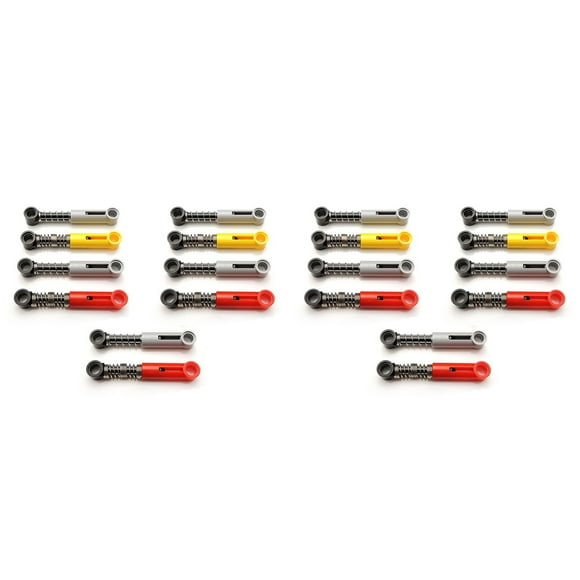 20 Piezas Bloques de ConstruccióN Resorte Duro para Piezas TéCnicas Ladrillos Autoblocantes Accesorios Amortiguadores Resorte 76537