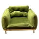 thumbnail image 1 of Sillón para casa de muñecas, 10x8x6,5 cm, escala 1:12. Mueble elegante para sala de estar. Verde, 1 of 9