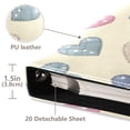 thumbnail image 4 of PU Leather Photo Album with Self-Adhesive Pages Scrapbook DIY Picture Holds 20+ Sheets Pink and Blue Heart Pattern, 4 of 9