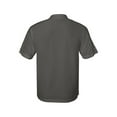 thumbnail image 3 of IZOD 13Z0075 Mens Performance Pique Polo T-Shirt - Thunder Cloud, Extra Large, 3 of 3