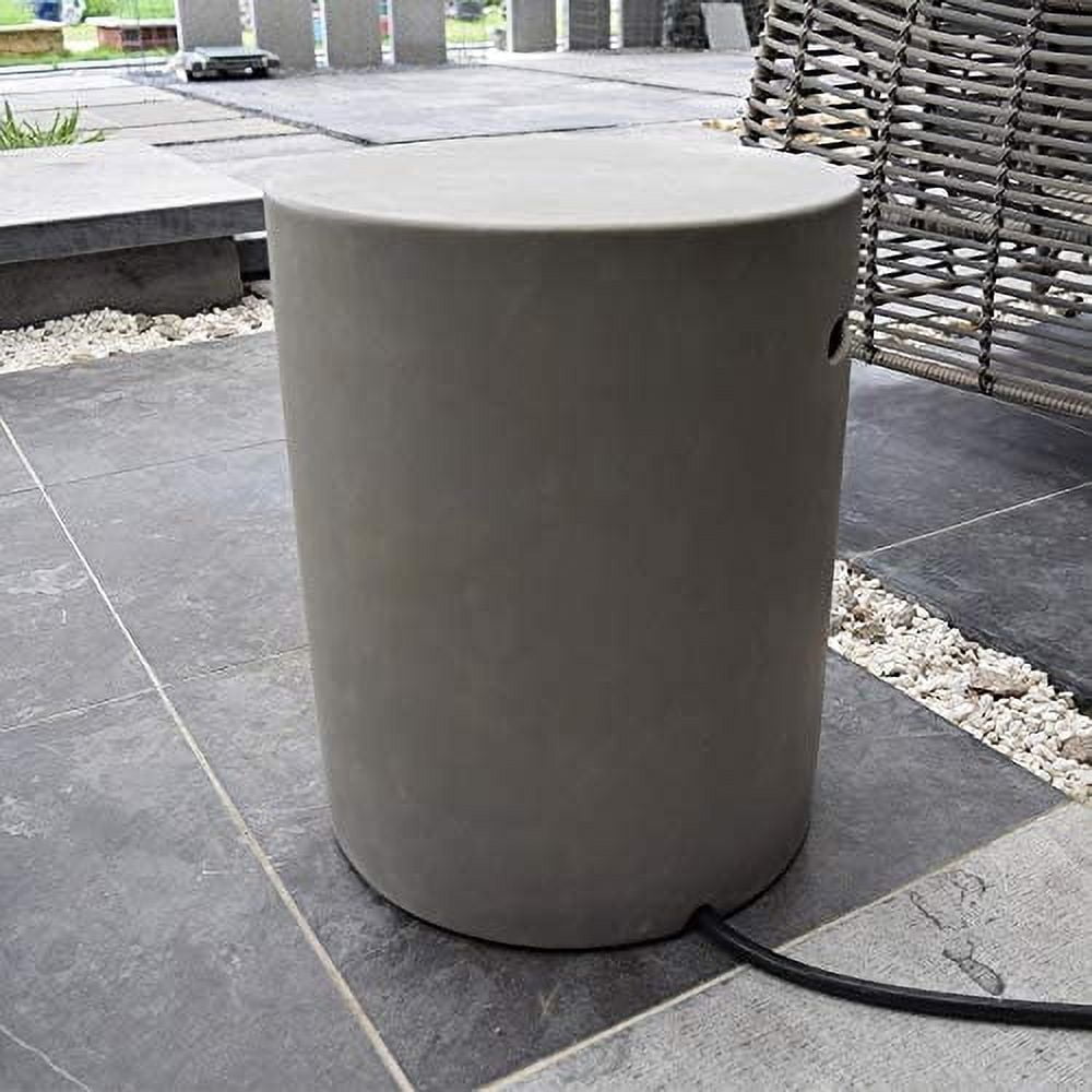 Elementi Round Propane Tank Cover Hideaway Table for 20 lb Propane Tank