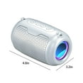thumbnail image 3 of Giunmcul Holiday Deals Bluetooth 5.0 Colorful Streamer Mini Audio Outdoor Portable Bluetooth Audio Subwoofer Surround Sound Hifi Speaker, 3 of 5