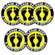 thumbnail image 3 of Conjunto de 6 Pegatinas para Mantener Distancia Social en El Suelo 2 piezas, 3 of 8