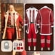 thumbnail image 2 of Disfraz de Papá Noel navideño, disfraz de Cosplay de Red One, conjunto de uniforme para hombre adulto, peluca, traje de fantasía para Navidad, traje de Carnaval de Halloween, 2 of 5