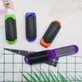 thumbnail image 3 of Soumake Folding Hair Brush with Mirror Soft Bristles Scalp Massage Portable Anti-static Hair Detangling Styling Comb Women Travel Hairdressing Tools Birthday Gift, 3 of 5