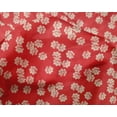 thumbnail image 4 of oneOone Polyester Spandex Red Fabric Florals Sewing Material Print Fabric By The Yard 56 Inch Wide, 4 of 4