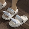 thumbnail image 4 of Sandalias de dibujos animados para hombre y mujer, chanclas antideslizantes con diseño de Hello Kitty, Sanrio Kuromi EVA, Cinnamoroll, 4 of 6