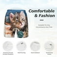 thumbnail image 5 of Lsque Mens Swim Trunks Playful Cat Pattern - Bathing Suit Compression Liner - Beach Swim Shorts Swimwear - (S-3XL) - Stretch Quick Dry -XX-Large, 5 of 9