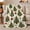 Poinsettia Trees, variant on Winter Pine Trees with Red Berries and Snow, Rustic Holiday Style for Nature Lovers, Evergreen Forest Pattern and Christmas Gift, Cozy Flannel Blanket for Cabin and Living Room, Home Decor