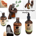 thumbnail image 3 of Afro-Grow Shampoo – 100% Vegan & Cruelty-Free Biotin Thickening Formula for All Hair Types with Ginger and Aloe Vera – 16oz, 3 of 9