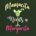 thumbnail image 5 of Wild Bobby, Mamacita Needs a Margarita Mother's Day Unisex Hoodie Sweatshirt, Forest Green, X-Large, 5 of 6