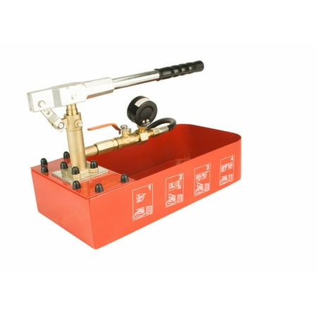 Pump Pressure Tanks - Steel Dragon Tools® RP-30 Hydraulic Manual Pressure Test Pump 726 PSI 2 Gallon Tank 1/4