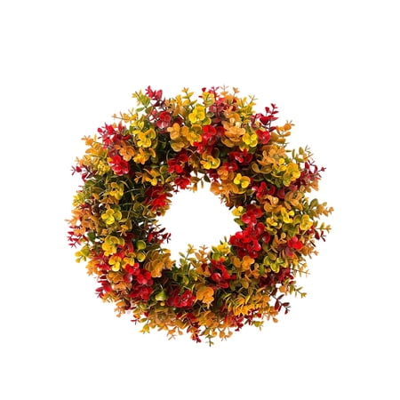 Dvumao Home Decor Thanksgiving Artificial Pumpkin Maple Leaf Decoration Halloween Home Wall Hanging Festival Pumpkin Decoration Door Hanging