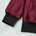 thumbnail image 6 of Ahabrexf Plus Size Lightweight Jacket for Men, Jean Style, Solid Color, Zippered Closure, Casual Outerwear, 6 of 9