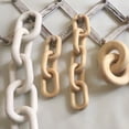 thumbnail image 4 of Decorative Wood Chain Link Decor Rustic Chain Link Wooden Chain Decor Ornament Farmhouse Decor, 4 of 8