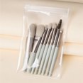 thumbnail image 1 of Juego de brochas de maquillaje de 4/6/8 Uds. Con bolsa, brocha para sombra de ojos y labios, Kit de brochas cosméticas profesionales, Mini brocha de maquillaje de viaje, herramienta de belleza Tan Jianjun  unisex, 1 of 2