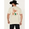 thumbnail image 4 of Men's Cowboy Hardware Mexico Flag Short Sleeve Graphic T-Shirt Sand   US, 4 of 4