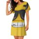 thumbnail image 2 of Easygdp Smiling With Sunglasses Camisón de manga corta para mujer, informal, estampado, 2 of 6