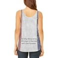 thumbnail image 2 of French Bulldog Live Forever Flag Juniors Flowy Side Slit Tank Top, 2 of 2
