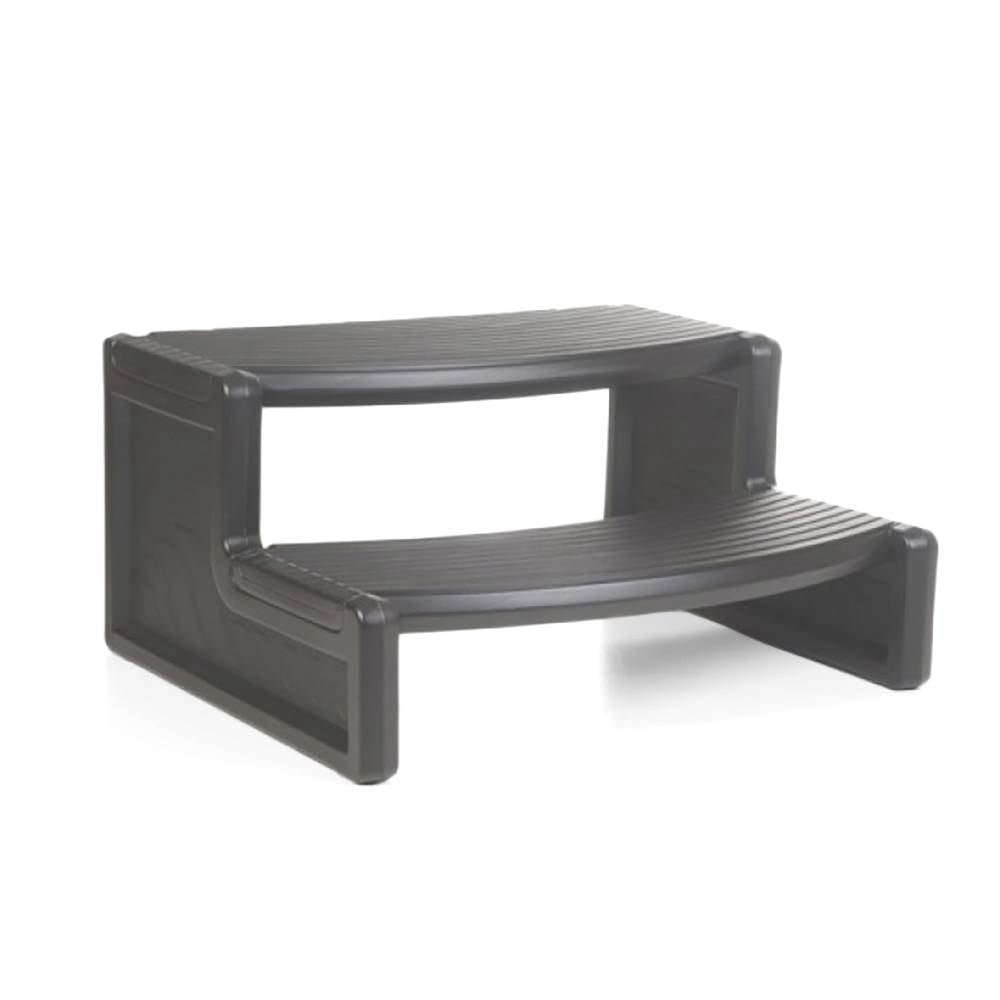 Confer Plastics Handi-Step Hot Tub Stairs for Spas, Deep Grey