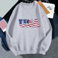 thumbnail image 2 of Vedolay Fall Tops Hoodies for Women 2023 Long Sleeve Tunic Tops Crew Neck Soft Pullover With Side Zipper Shirt Clothes,Gray M, 2 of 3