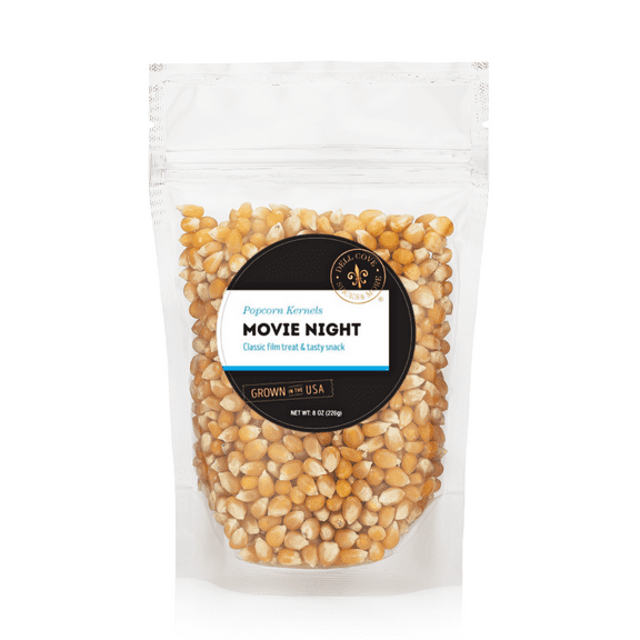 Movie Night Popcorn Kernels - Gourmet Movie Night Popcorn Kernels for Popcorn Machine and Popcorn Snacks, Half Pound