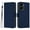 Navy blue, variant on Wallet Case For Ulefone Note 16 Pro Phone, For  Ulefone Note 14/17Pro/ 18/20Pro Premium PU Leather Shockproof Lanyard Slim Case