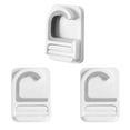 thumbnail image 2 of MasteelfCA 3pcs Multifunctional Mop Holder Punch-free Broom Hooks Practical Mop Clips, 2 of 8