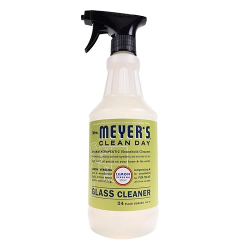 Mrs. Meyers Clean Day Glass Cleaner Spray Lemon Verbena, 24 Oz, 2 Pack