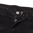 thumbnail image 5 of Men Ripped Holes Distressed Jeans Washed Zipper Tapered Leg Trousers, 5 of 5