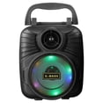 thumbnail image 2 of Altavoz Bluetooth, teléfono móvil portátil para exteriores, inserción de tarjetas, memoria USB, luz de marcha colorida, sistema de audio portátil pequeño inalámbrico Bluetooth, 2 of 8