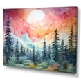 thumbnail image 2 of Designart "Northern Lights In Watercolor II" Northern Lights Wall Art Prints, 2 of 7