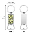 thumbnail image 2 of WIRESTER Household Kitchen Tools Keychains Metal Bottle Opener With Key Ring - Raccoon Pattern, 2 of 6
