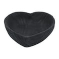 thumbnail image 4 of Decorative Heart Shape Bowl for Coffee Table Decor - Stylish Centerpiece Table Decoration or Home Decor Accents - Modern Kitchen Counter Decor, Key, or Candly Bowls - Set of 2, 3", 2", Black, 4 of 7