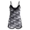 thumbnail image 3 of Halloween Pajamas Women Set Thin Graphic Spaghetti Strap Camisole Tops and Shorts 2 Piece Smooth Sleepwear Body Skimming Women Pjs Sets, 3 of 5
