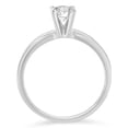 thumbnail image 2 of 14k White Gold 0.91ct TDW Round-cut GIA Certified Diamond Solitaire Engagement Ring (J,SI1), 2 of 7