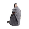 thumbnail image 2 of Bolso Bandolera De Lona, Mochila De Moda Para Hombre, Para Pesca, Camping, Senderismo, Color Gris, 2 of 9