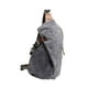 thumbnail image 2 of Mochila de lona tipo bandolera para hombre, moderna, ligera y resistente al desgaste Gris, 2 of 9