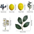 thumbnail image 3 of Nvzi Artificial Lemon Garland, 6.5 Ft for Home Kitchen Table Cabinet Party Wedding Decor, 3 of 5