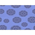 thumbnail image 1 of Ahgly Company Indoor Rectangle Patterned Denim Blue Area Rugs, 7' x 9', 1 of 6