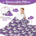 thumbnail image 3 of Purple French Bulldog Toddler Nap Mats for Kids Preschool,Sleeping Mat Bag or Kids,Toddler Sleeping Bag,Toddler Nap Mat or Daycare, 3 of 6
