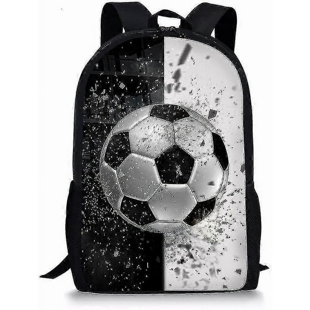 Football Backpack Children School Backpack Soccer Pattern Book Bags