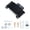 Black-Single oil cooler, variant on Versatile Motorcycle Oil Coolers Engine Cooling Systems General Oil Radiator Vehicle Accessories for 125CC to 250CC Bike