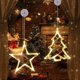 thumbnail image 2 of Lámpara de Ventana Alimentadas por Batería Decoración de Interiores Lámpara de Árbol de Estrellas (Sin Batería AAA), 2 of 5