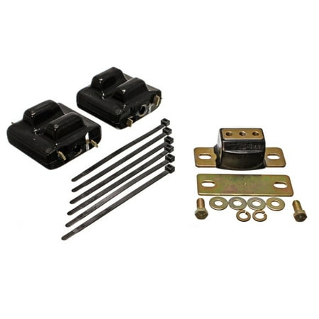 - Energy Suspension 87-91 Suburban C10-C30 2WD Black Motor & Transmision Mounts-Zinc Finish