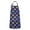 Blue Sun Moon, variant on Beige Gothic Skull Pumpkin Rose Pattern Apron-Garden Aprons for Women with Pockets-Cotton Linen Waterproof Kitchen Cooking Gardening Aprons Adjustable for Kitchen,Cooking,BBQ and Salon 33x27 Inch